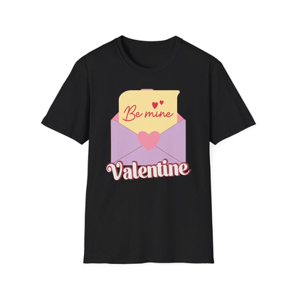 Charming 'Be Mine' Valentine T-Shirt | Adorable Love Letter Tee | Perfect Gift for Sweethearts & Couples | Romantic Apparel