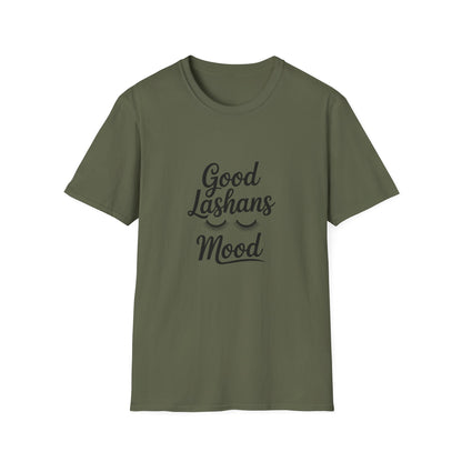 Good Lashes Mood T-Shirt | Chic Eyelash Lover Tee | Perfect Lash Tech Gift | Trendy Beauty Enthusiast & Makeup Artist Top