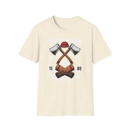 Ultimate Lumberjack T-Shirt | Authentic Woodsman Axes & Logs Vintage Tee | Rustic Outdoor Apparel Gift