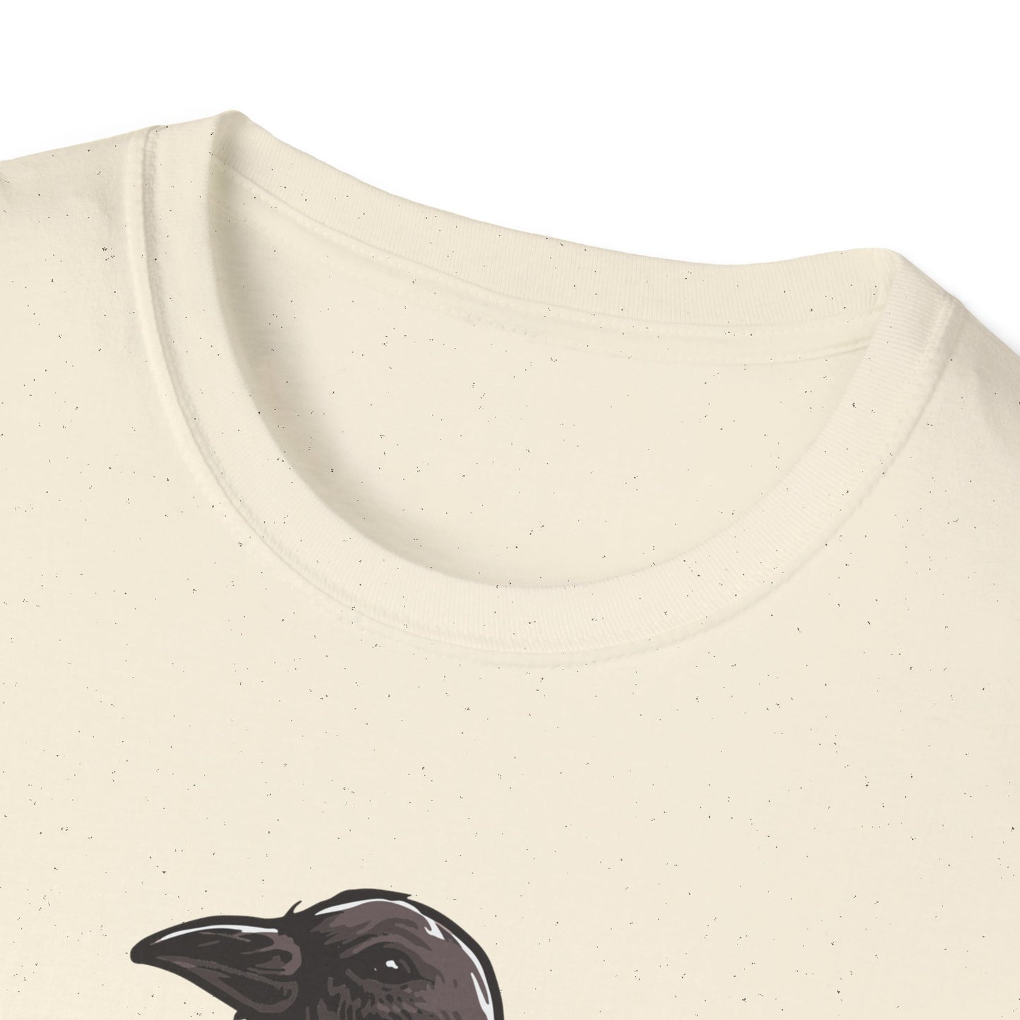 Bold Stabbed Raven T-Shirt - Unique Gothic Crow Design. Embrace Dark Aesthetics with this Edgy Statement Tee!