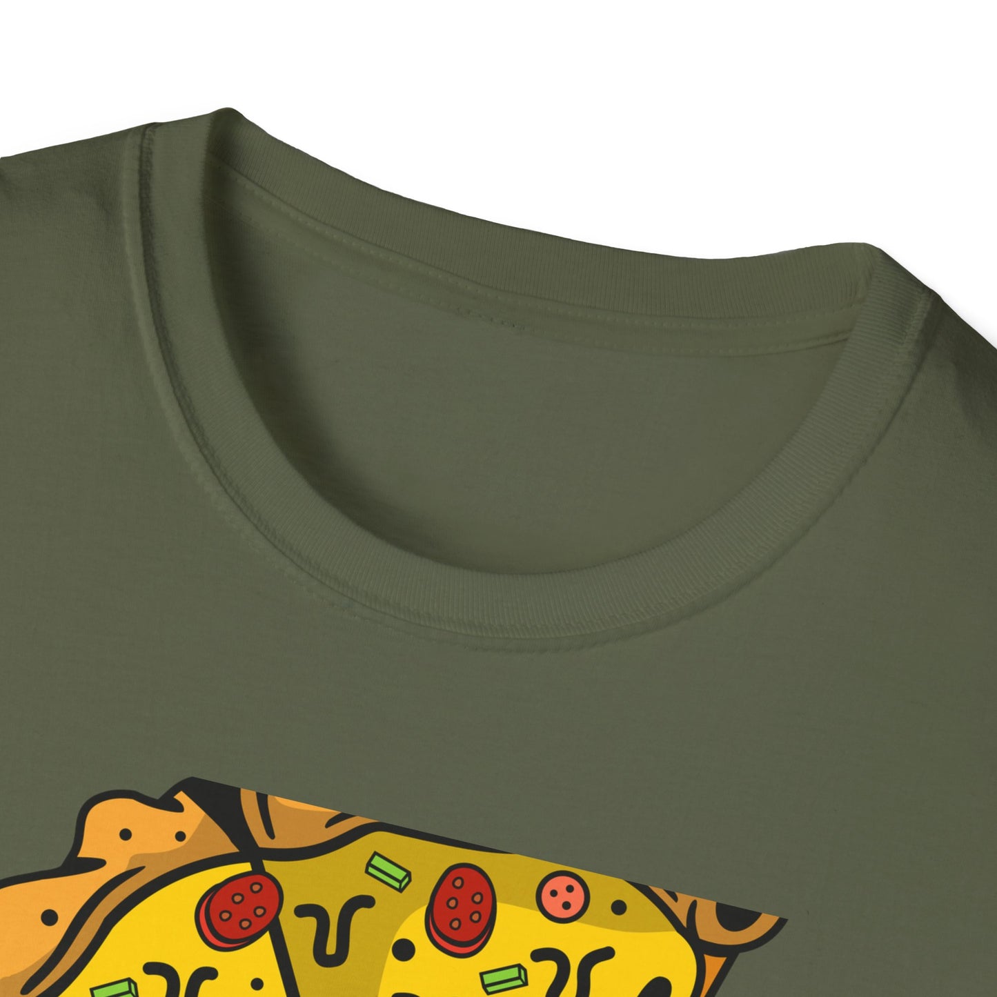 Epic Pizza Mohawk Skull T-Shirt | Radical Foodie & Punk Rock Style Tee | Unique Apparel for Men & Women