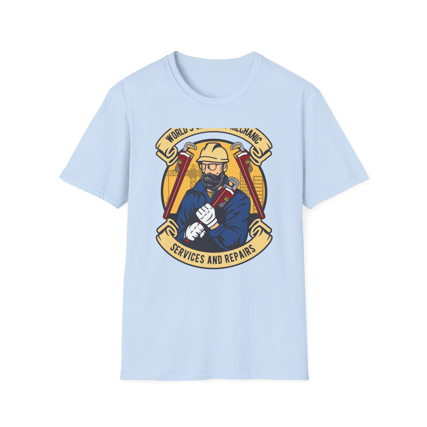 Epic World's Greatest Mechanic T-Shirt - Master Handyman, Repair & Service Pro | Awesome Tradesman Gift Idea