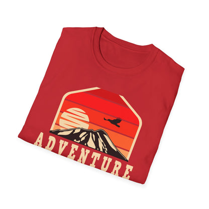Epic Mountain Climbing Adventure T-Shirt | Vintage Sunset Hike Nature Tee | Explore & Conquer Gear Gift