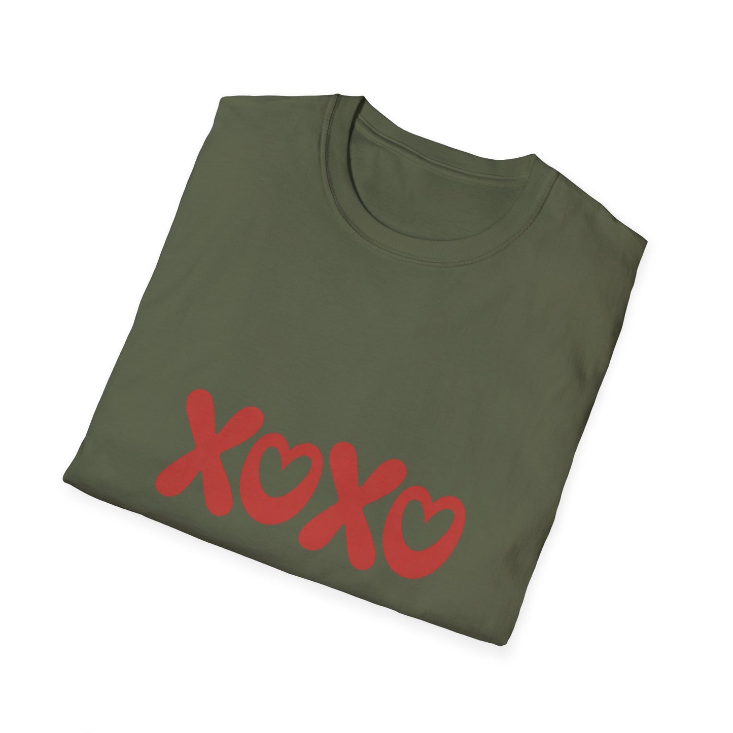 Charming XOXO Hearts T-Shirt | Cute Hugs & Kisses Love Tee | Sweet Valentine's Day Gift | Trendy Comfort Top