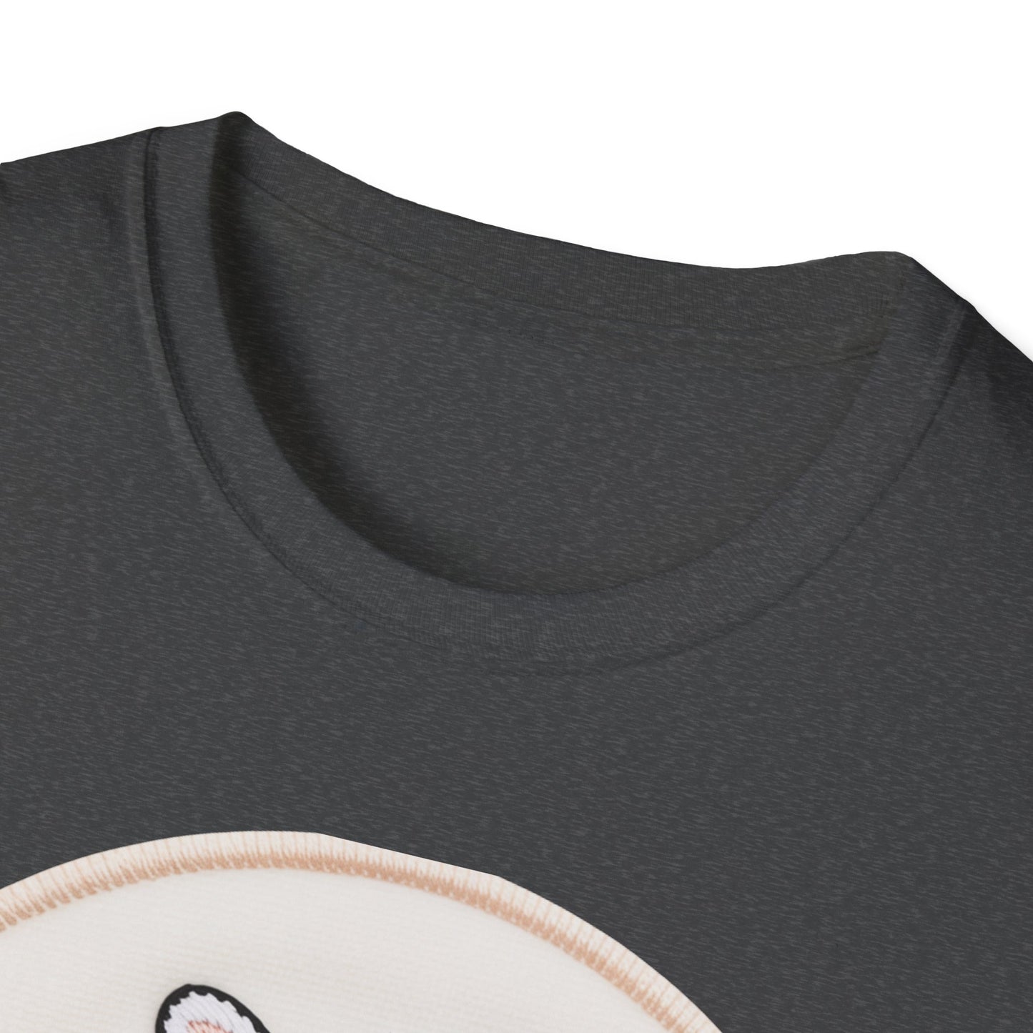 Charming Embroidered Raccoon T-Shirt - "Snack Time Is Mandatory" Cute Animal Lover & Foodie Tee