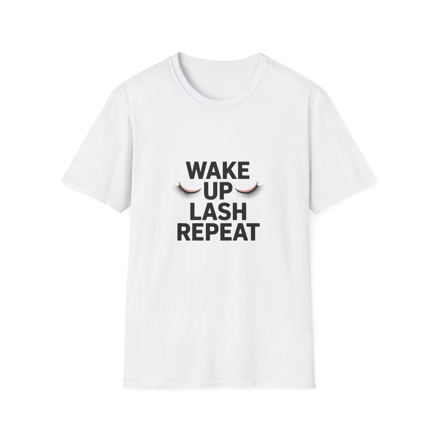 Wake Me Up For Beauty T-Shirt | Dreamy Lashes Graphic Tee | Chic Self-Care Fashion for Her