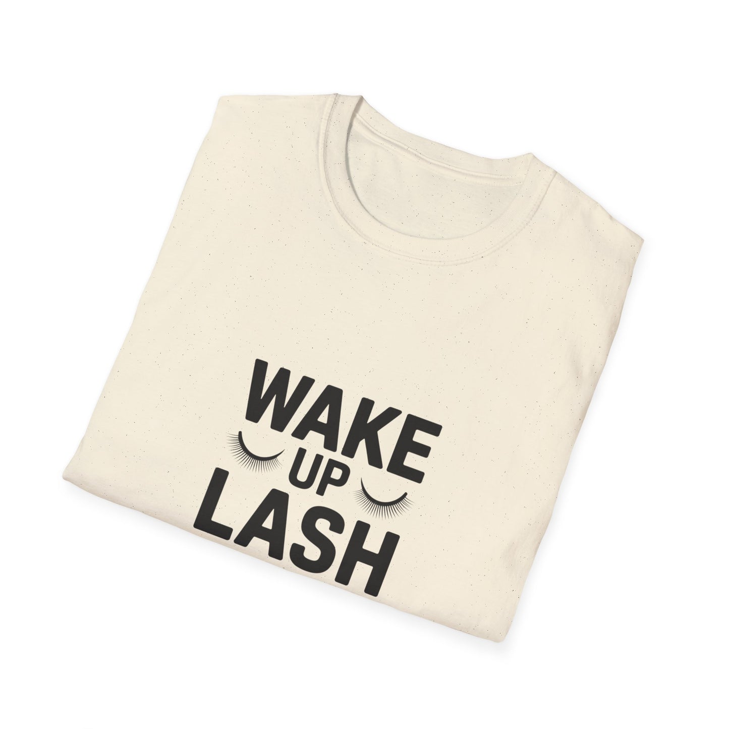 WAKE UP LASH REPEAT T-Shirt | Chic Eyelash Tech & Beauty Lover Tee | Empowering Lash Artist Gift Top