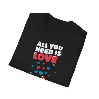 Cute All You Need Is Love T-Shirt | Sweet Heart Gift Box Tee | Romantic Valentine's Day Outfit | Adorable Love Statement Top