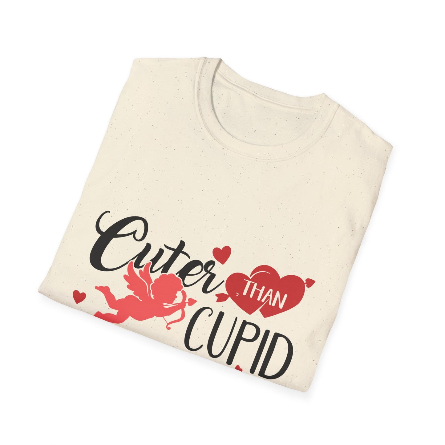 Love You More Than Abstract Funny T-Shirt | Unique Cupid Hearts Valentine's Day Tee | Romantic & Humorous Gift