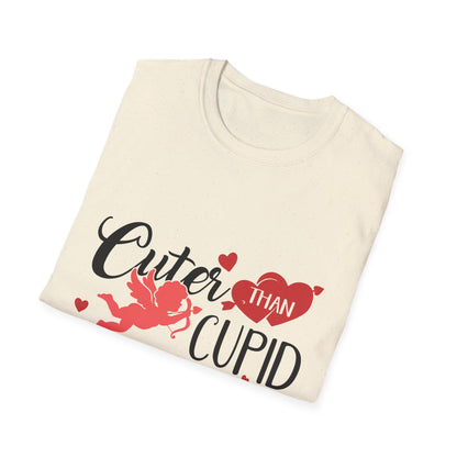 Love You More Than Abstract Funny T-Shirt | Unique Cupid Hearts Valentine's Day Tee | Romantic & Humorous Gift