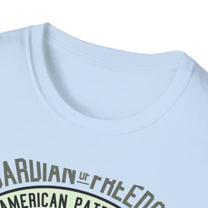 Bold Guardian of Freedom American Patriotism T-Shirt - Majestic Eagle 'Freedom Is Not Free' USA Graphic Tee for Proud Americans