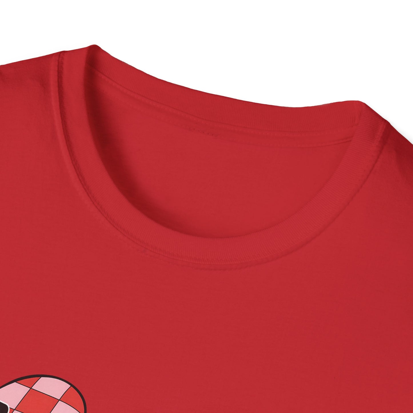 Heartfelt TEACH Hearts T-Shirt | Groovy Valentine's Gift for Educators | Trendy Teacher Appreciation Tee