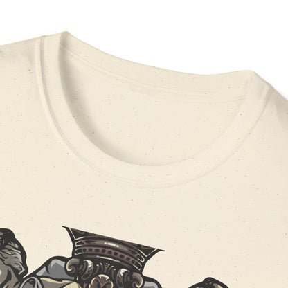 Majestic Divine Sun Bearer T-Shirt | Regal Classical Art Tee | Unique Statement Graphic for Art Lovers & Seekers of Power