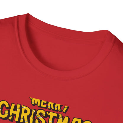 Retro Christmas Van T-Shirt | Awesome Holiday Tree & Skateboard VW Bus Tee | Unique Vintage Xmas Apparel Gift