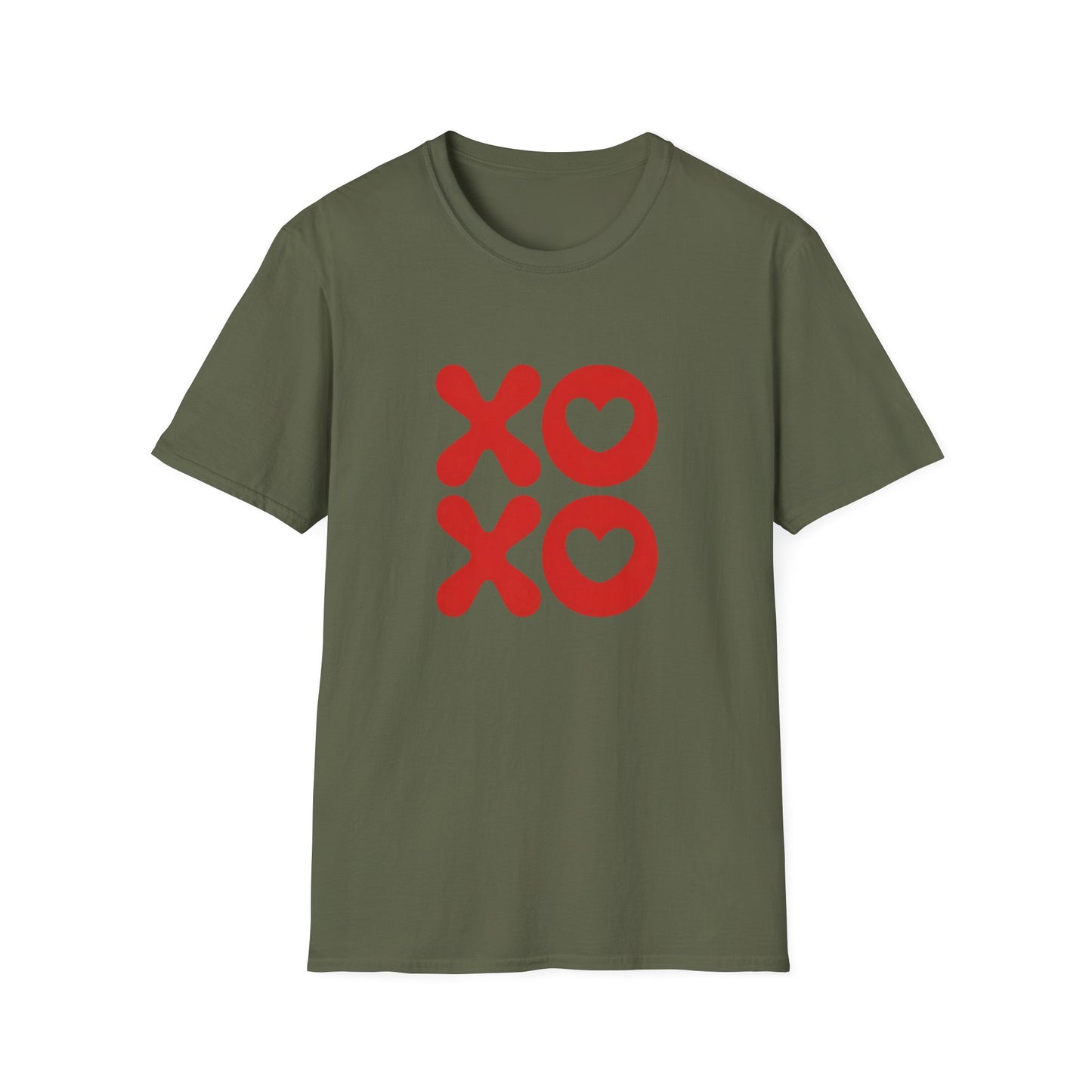 Charming XOXO Hearts Love T-Shirt | Sweet Hugs & Kisses Tee for Couples & Valentine's Day | Express Affection!