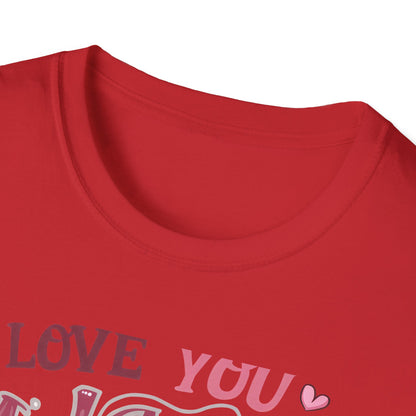 Adorable "I Love You A Latte" T-shirt | Sweet Coffee Pun Valentine's Gift for Couples & Lovers