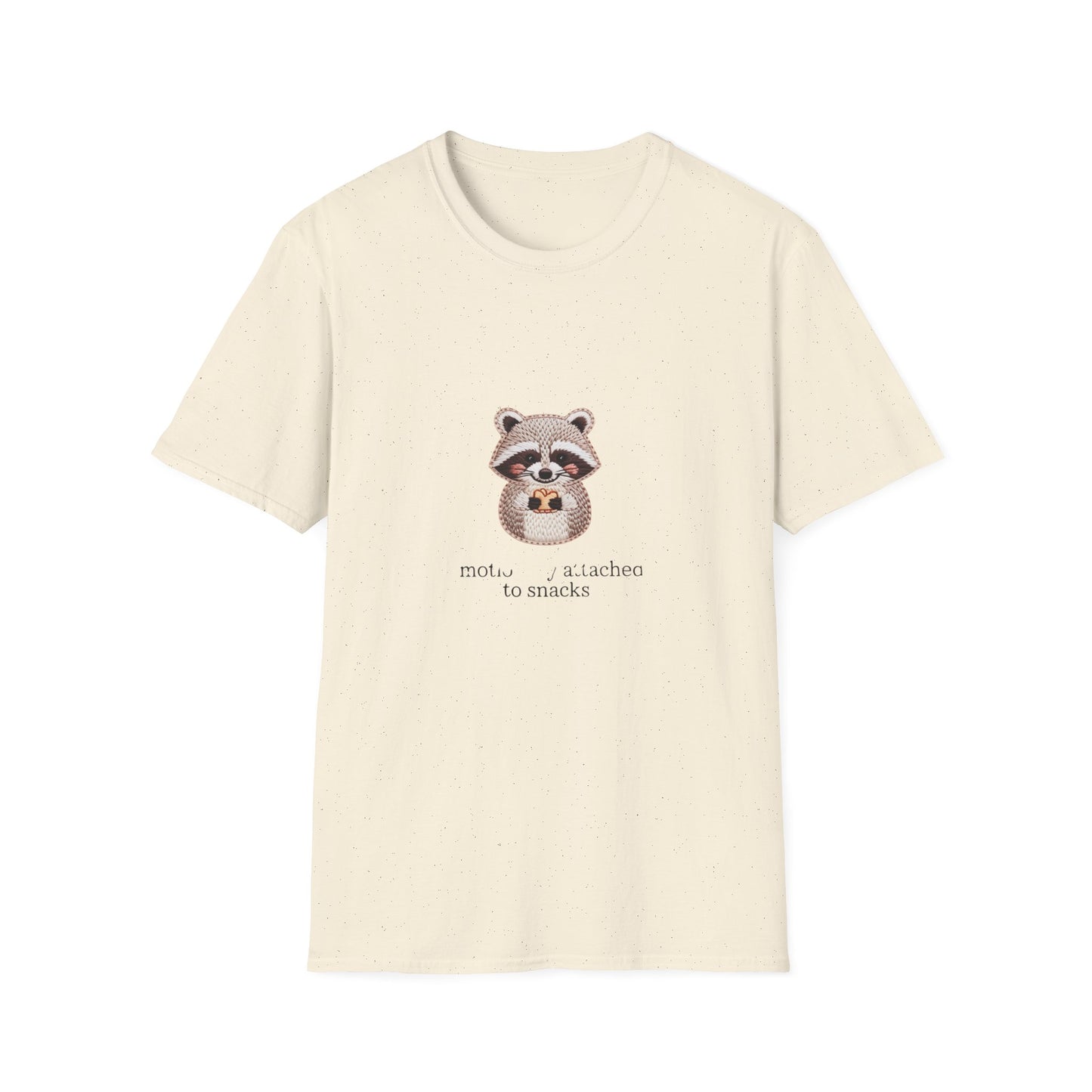 Adorable 'Emotionally Attached to Snacks' Raccoon T-Shirt - Hilarious Foodie & Animal Lover Tee - Unique Gift!