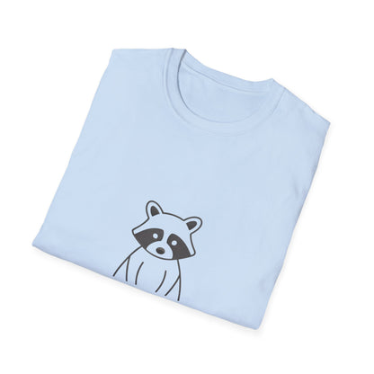 Ultimate Snack Mode Raccoon T-Shirt | Funny Trash Panda Tee for Foodies & Cozy Days | Cute Animal Lover Gift