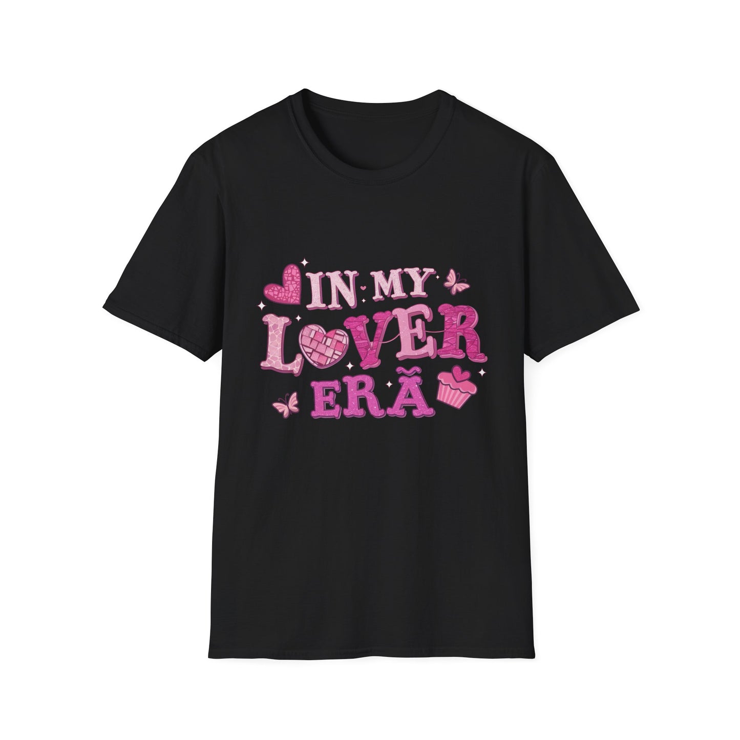 Dazzling In My Lover Era T-Shirt | Trendy Valentine's Day Pink Sparkle Tee for Women, Romantic Girlfriend Gift, Cute Love Core Top