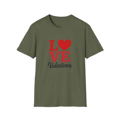 Radiant LOVE Heart Valentines T-Shirt | Sweet Romantic Gift Tee for Couples & Loved Ones | Express Your Affection!