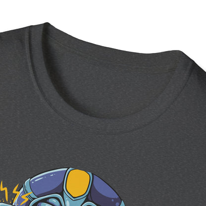 Epic Space Soldier Gorilla T-Shirt: Fierce Sci-Fi Ape Blaster Tee - Galactic Warrior Graphic for Gamers & Sci-Fi Fans