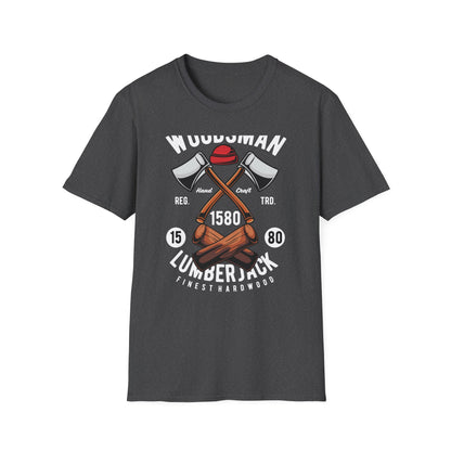 Ultimate Lumberjack T-Shirt | Authentic Woodsman Axes & Logs Vintage Tee | Rustic Outdoor Apparel Gift
