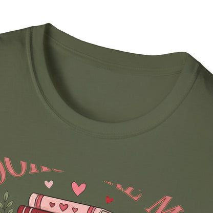 Charming Books Are My Love Language T-Shirt | Cozy Reader & Librarian Gift | Aesthetic Book Lover Tee