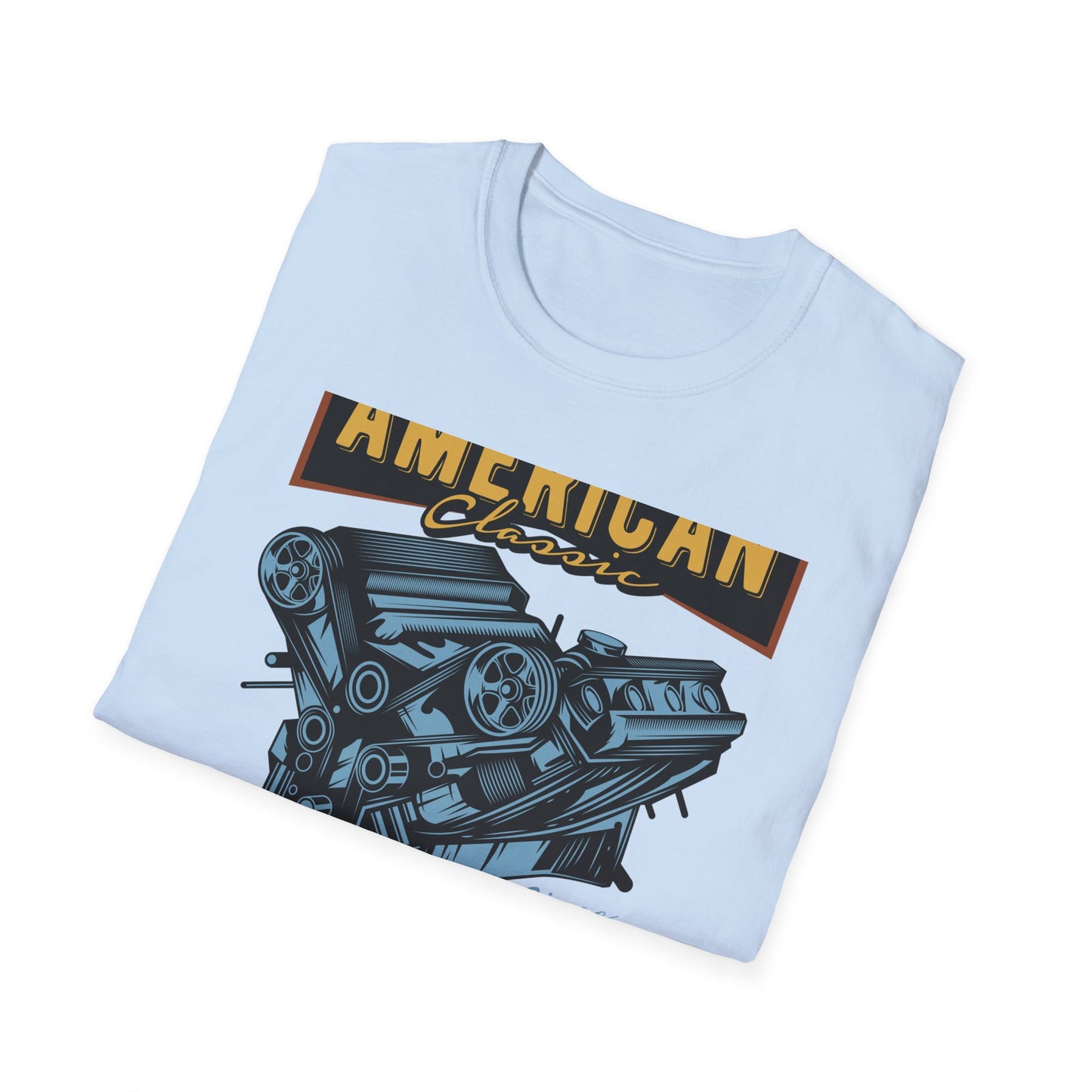 Epic American Classic Muscle Car V8 Engine T-Shirt | Authentic Garage Mechanic Tee | Since 1973 Vintage Car Lover Gift