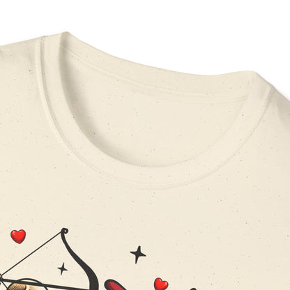 Dark Cupid Skeleton T-Shirt | Edgy Valentine's Day Love Tee | Unique Gothic Romance & Spooky Chic Gift