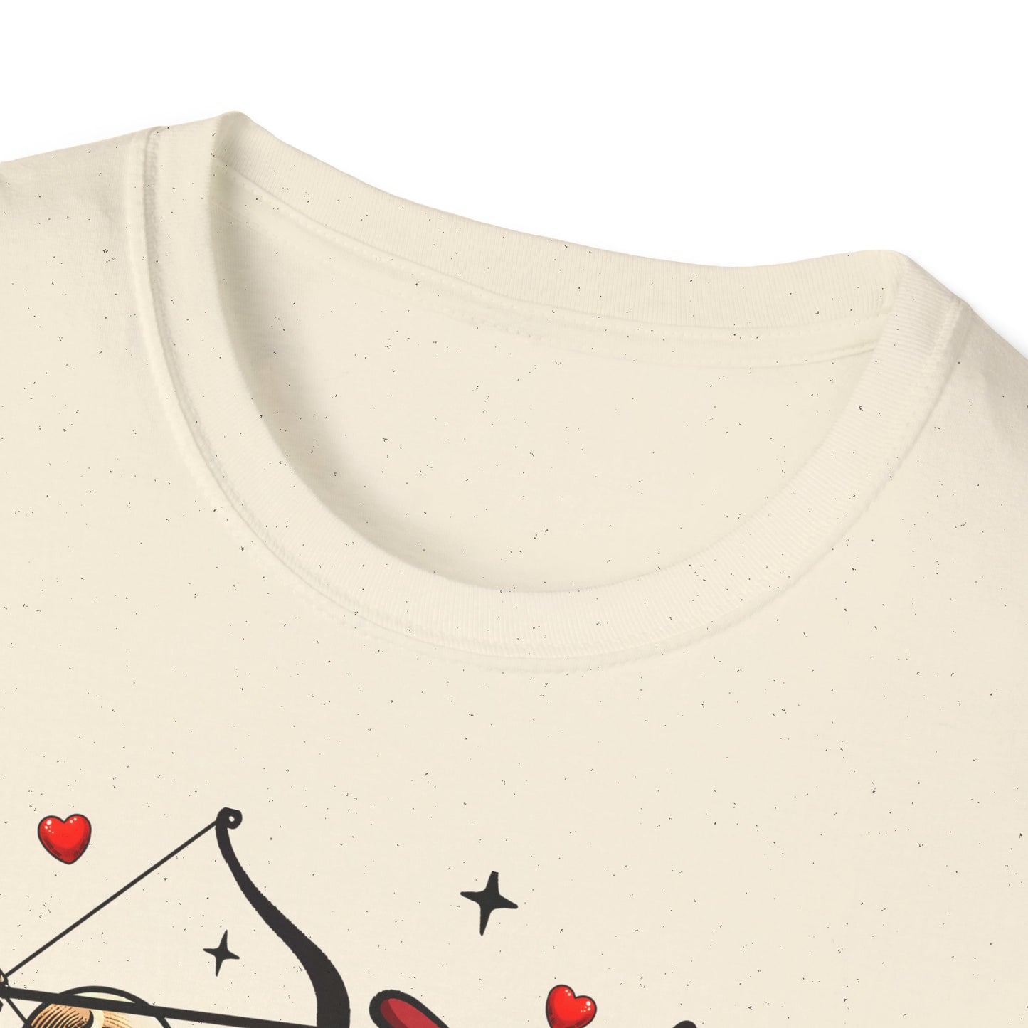 Dark Cupid Skeleton T-Shirt | Edgy Valentine's Day Love Tee | Unique Gothic Romance & Spooky Chic Gift