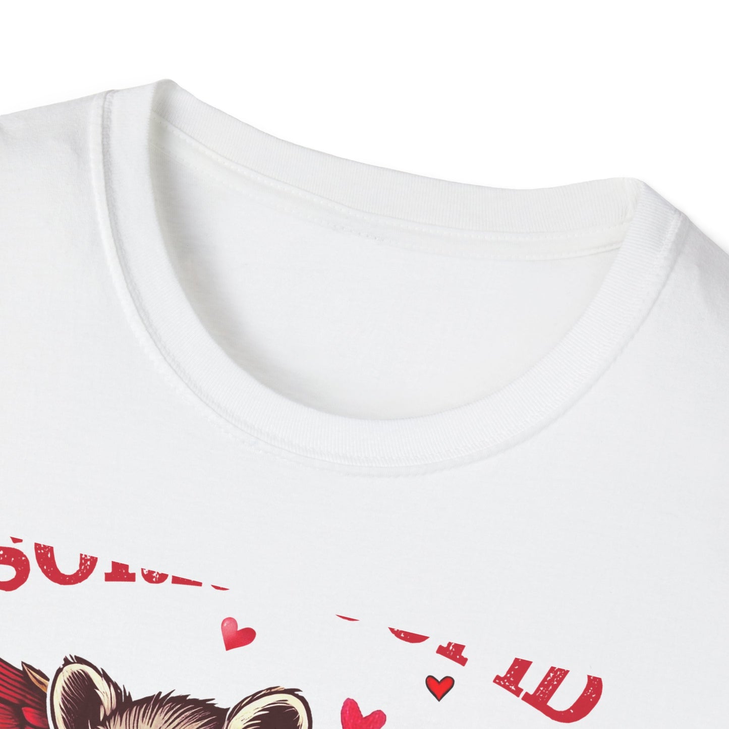 Hilarious Feral Raccoon Cupid T-Shirt | Anti-Valentine's Day Sarcastic Tee | Unique Funny Gift for Animal Lovers