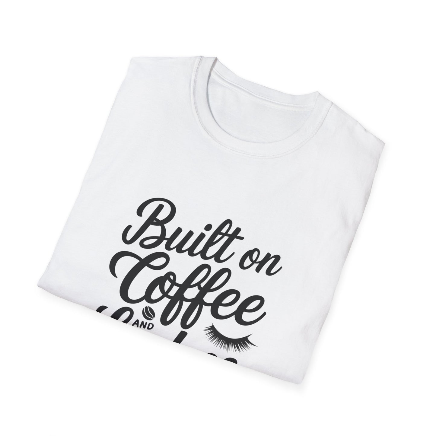 But First, Coffee & Lashes T-Shirt | Chic Morning Routine Tee for Her | Glam Caffeine Lover Top