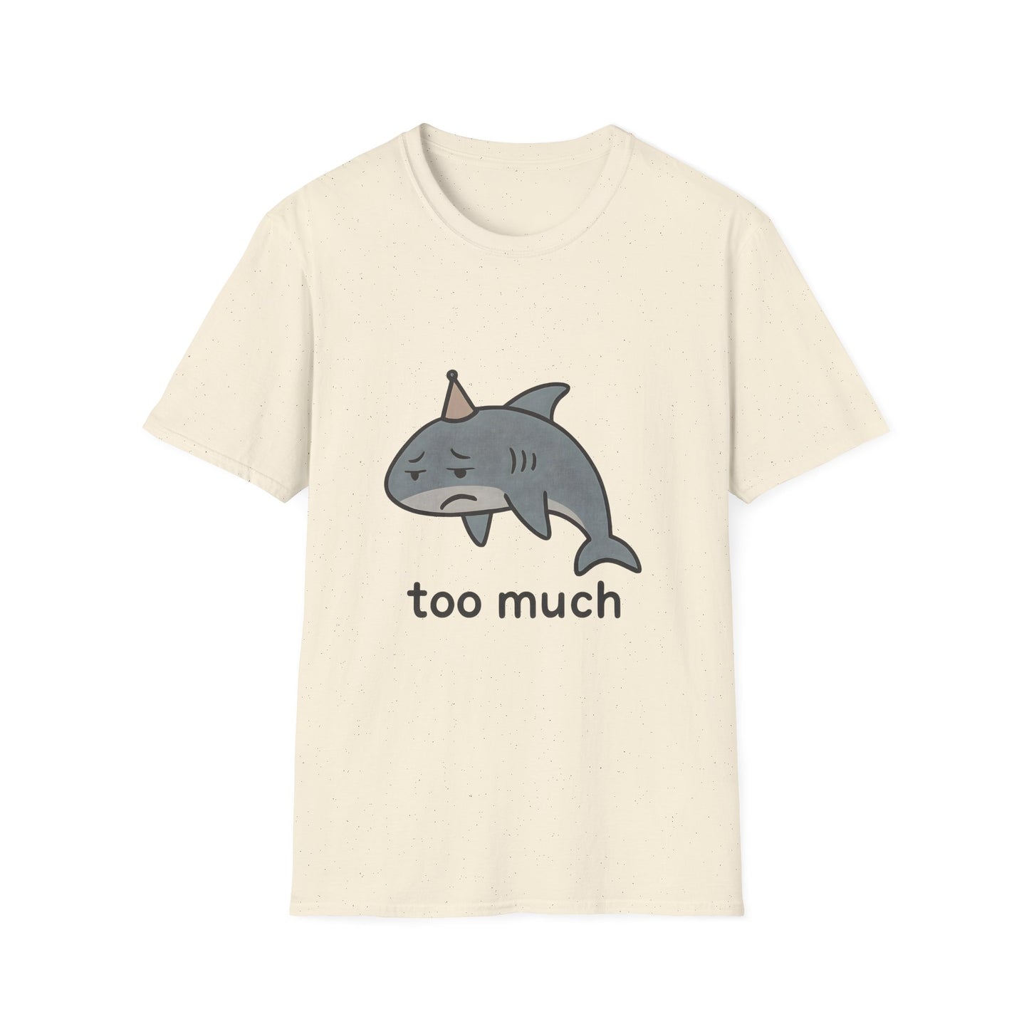 Too Much Shark Overwhelmed Meme T-Shirt