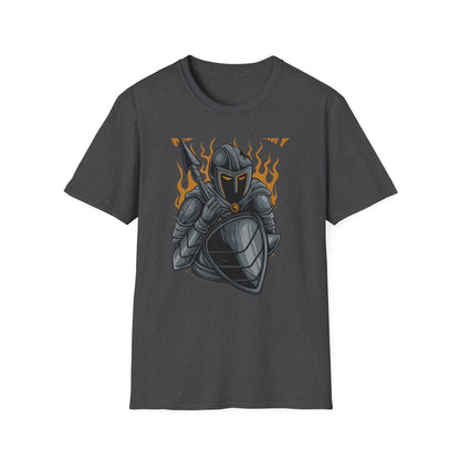 Fierce Armored Warrior T-Shirt - Epic 'Kill Your Enemy' Design for Gamers & Strength Enthusiasts. Unleash Your Power!