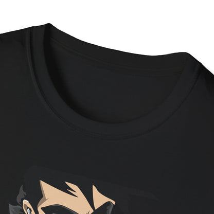 Dynamic Street Art Rebel T-Shirt | Urban Graffiti Artist Tee | Bold Comic Style Graphic Apparel