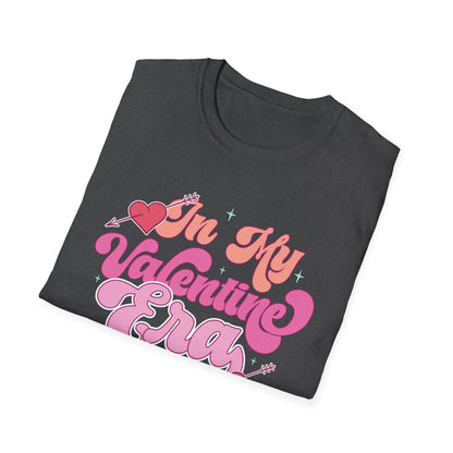Groovy 'In My Valentine Era' T-Shirt | Retro Pink Heart Trendy Valentine's Day Tee | Sweet Love Season Gift