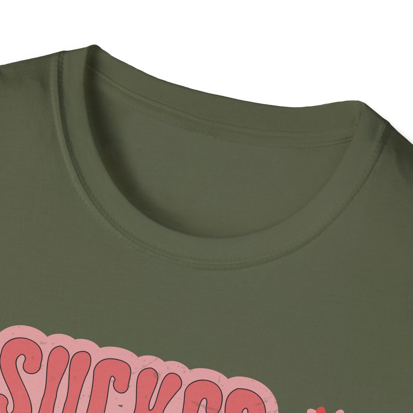 Sweet Sucker For You T-Shirt | Retro Checkered Heart Lollipops | Valentine's Day Love Gift | Adorable & Trendy Romantic Tee