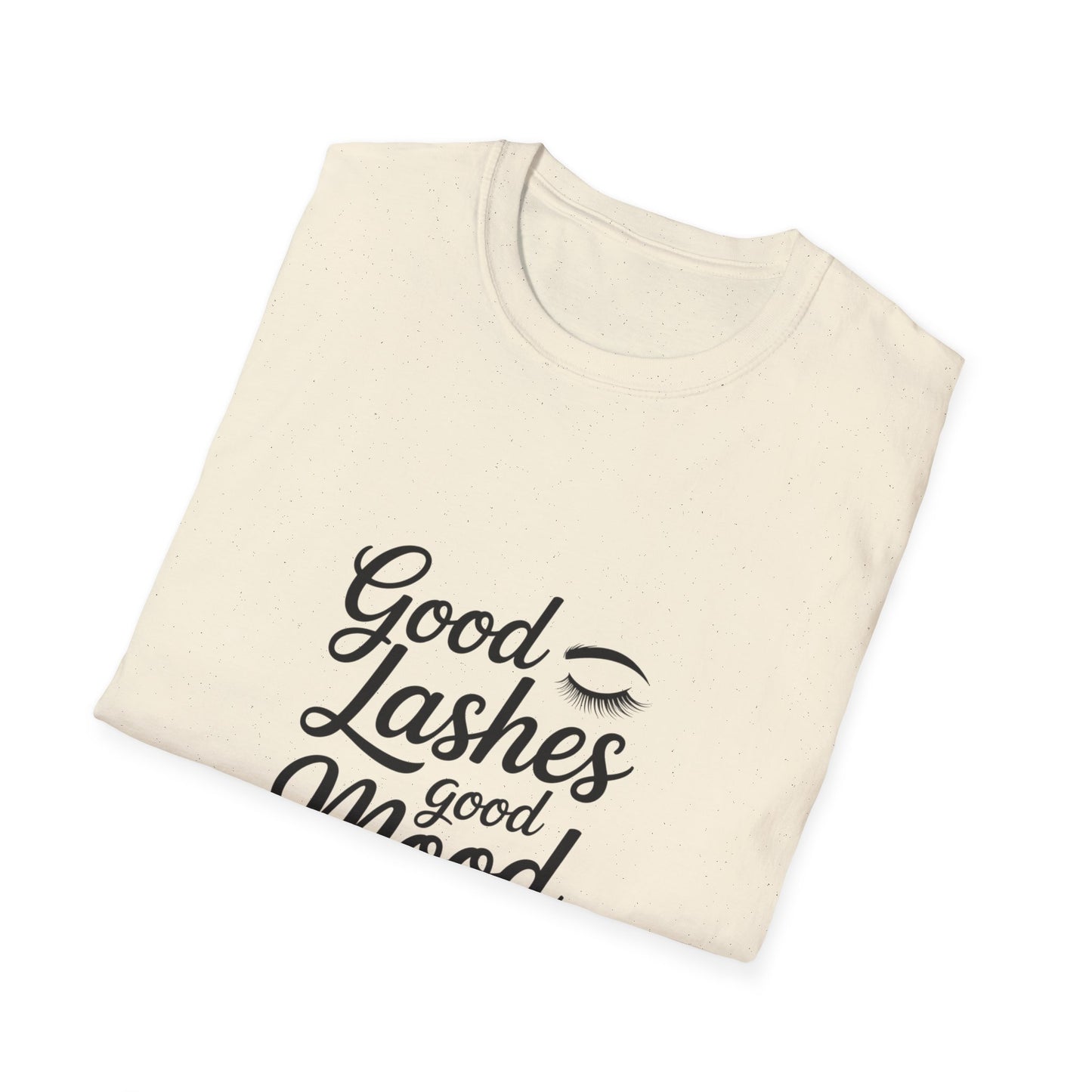 Uplifting 'Choose Joy Good Vibes' T-Shirt | Trendy Women's Positive Quote & Eyelashes Graphic Tee | Inspiring Gift