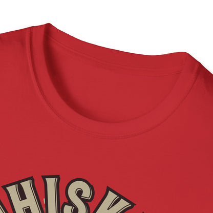 Bold 'Whiskey Makes Me Frisky' T-Shirt - Funny Drinking Tee for Whiskey Lovers | Perfect Bar & Party Humor Gift