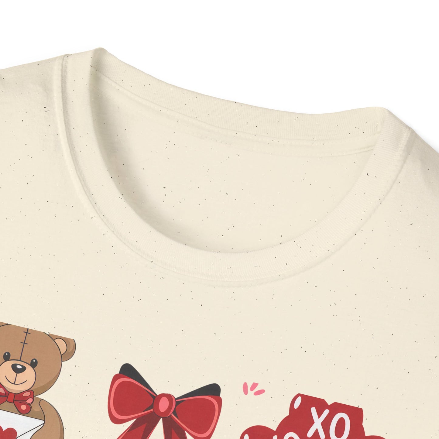Adorable Valentine's Day Love T-Shirt | Cute Teddy Bear XOXO Heart Balloons & Sweet Treats Tee | Perfect Romantic Gift for Her