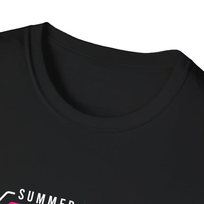 Vibrant Retro Sunset Surfer T-Shirt | Ultimate Beach Paradise Vacation Tee for Summer Lovers