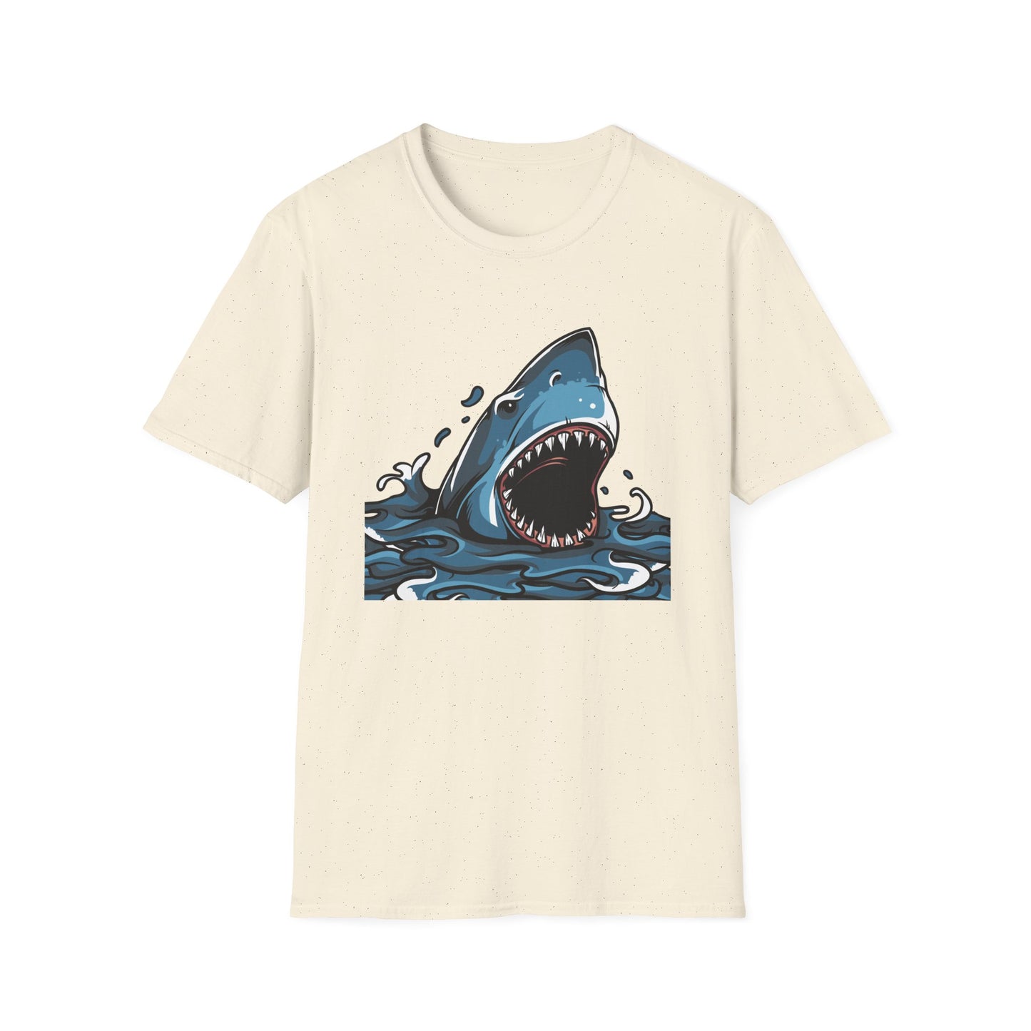 Fierce Great White Shark Attack T-Shirt | Epic Ocean Predator Tee for Marine Life Lovers | Bold & Dynamic Graphic Apparel