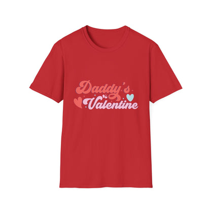 Sweet Daddy's Valentine T-Shirt | Adorable Retro Groovy Hearts & Stars Tee for Dads & Kids - Perfect Gift!