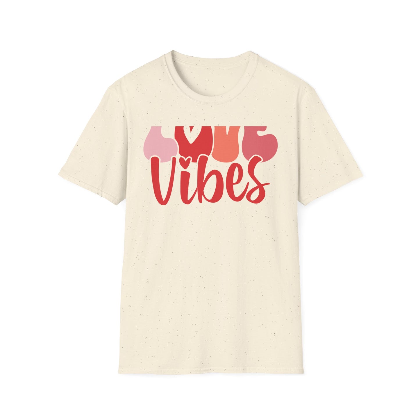 Groovy LOVE Vibes T-Shirt for Women | Trendy Retro Heart Tee | Spread Positivity & Style | Perfect Valentine's Day Gift
