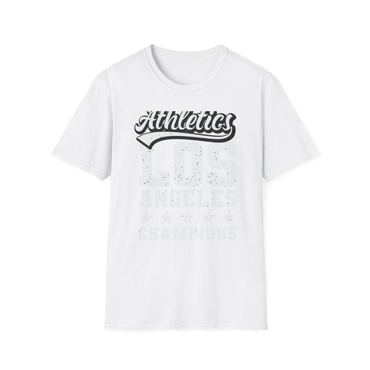 Epic Los Angeles Athletics Champions T-Shirt | Vintage Distressed LA Sports Fan Tee | Dept. of Athletics Retro Style
