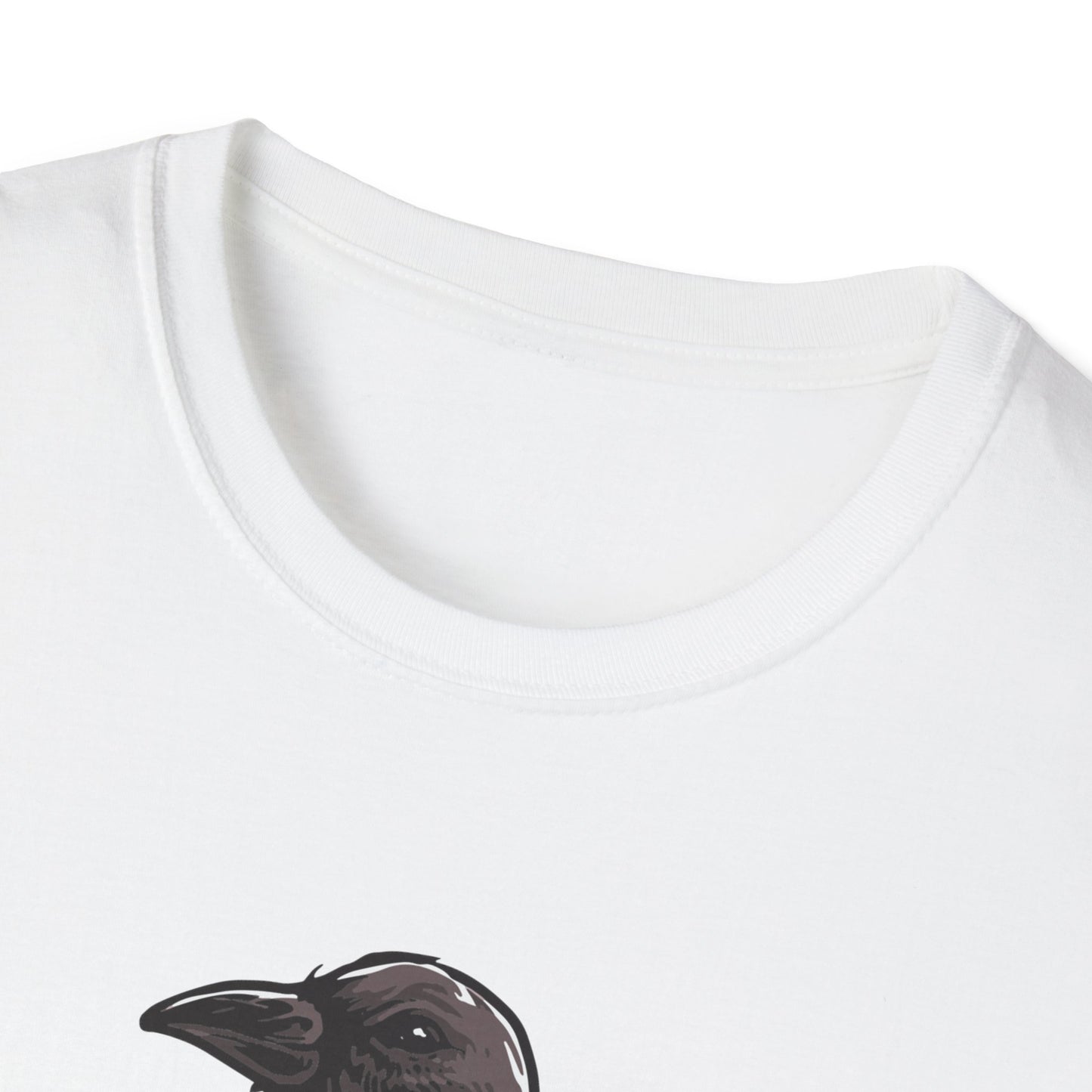 Bold Stabbed Raven T-Shirt - Unique Gothic Crow Design. Embrace Dark Aesthetics with this Edgy Statement Tee!