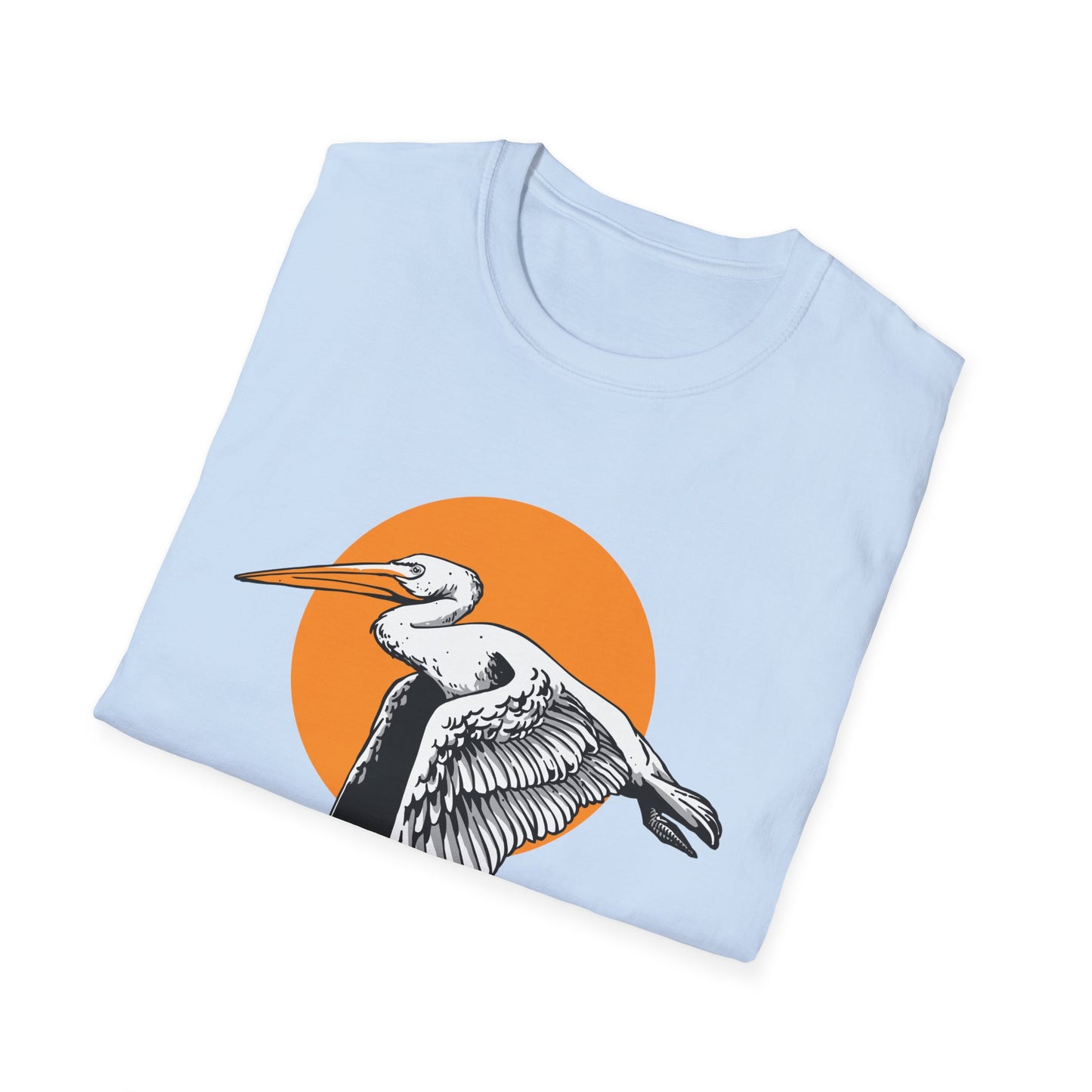 Majestic Flying Pelican T-Shirt - Bold Coastal Bird Art Tee for Nature Lovers | Unique & Eye-Catching Gift