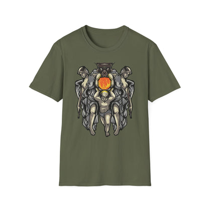 Majestic Divine Sun Bearer T-Shirt | Regal Classical Art Tee | Unique Statement Graphic for Art Lovers & Seekers of Power