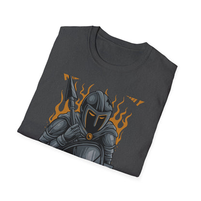 Fierce Armored Warrior T-Shirt - Epic 'Kill Your Enemy' Design for Gamers & Strength Enthusiasts. Unleash Your Power!