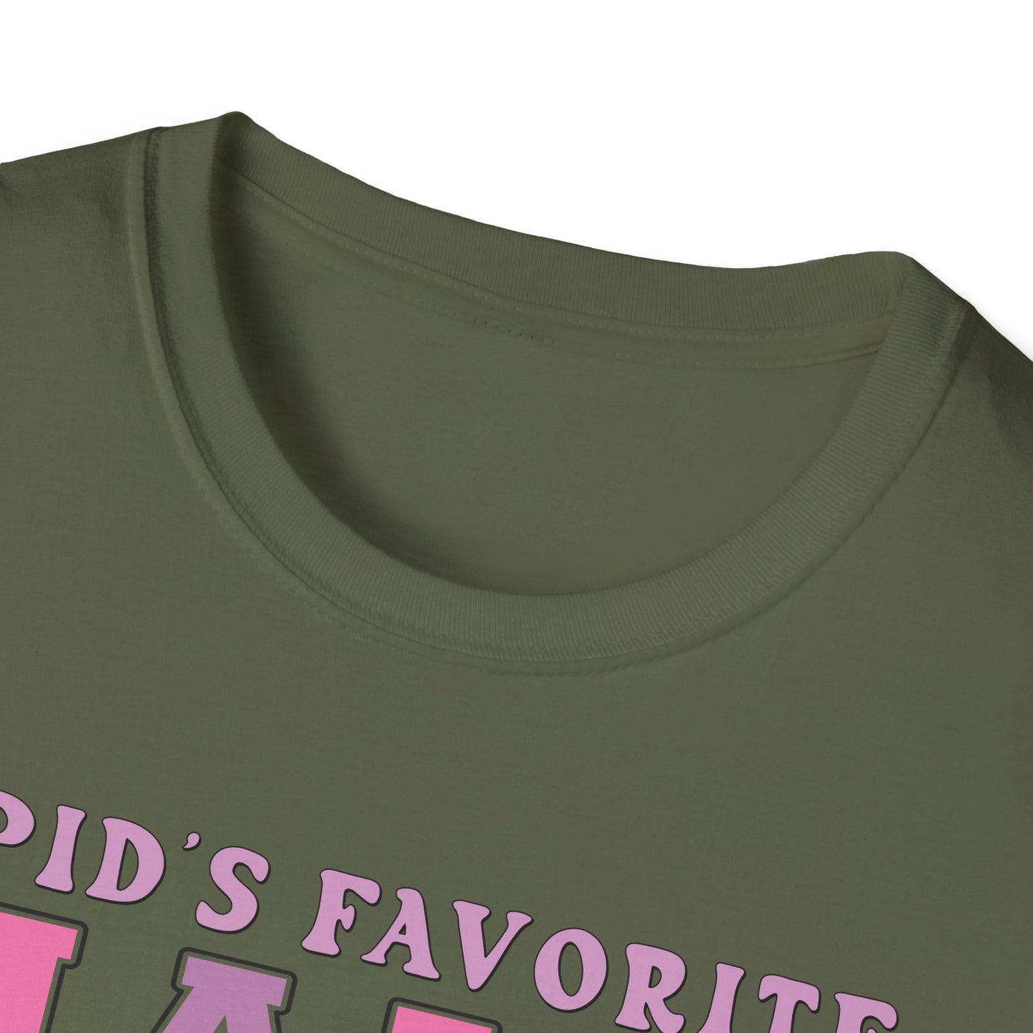 Cupid's Favorite Mama T-Shirt | Unique Valentine's & Mother's Day Gift for Her | Cute Pink Bow Graphic Tee